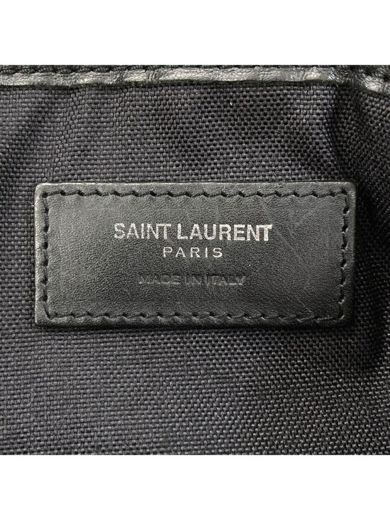 Saint Laurent Logo Backpack Canvas main image 12